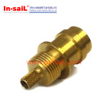 CNC Turning Machining Brass Pneumatic Hydraulic Fitting